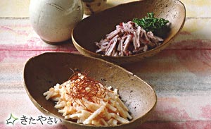 長いものあえもの2種
