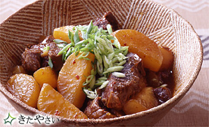 牛すね肉と大根の煮こみ