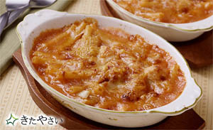 鶏肉のトマトソースグラタン