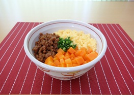 にんじんの4色丼