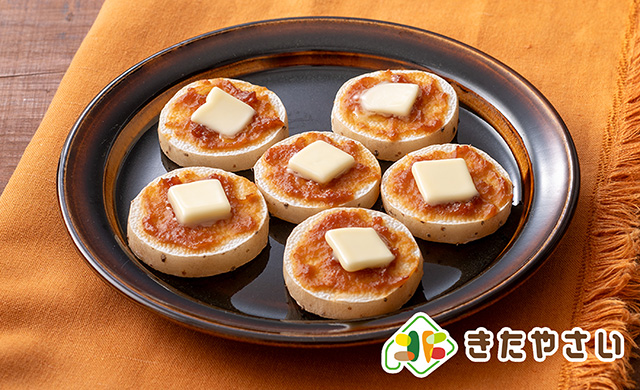 長いものバターみそ焼き