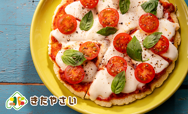 ホットケーキミックスでフライパンピザ